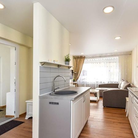 דרוסקינינקאי Baltieji Senamiescio Apartamentai Prie Aqua Parko מראה חיצוני תמונה