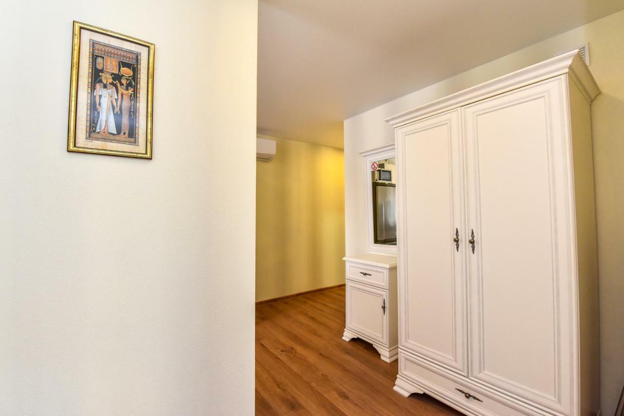 דרוסקינינקאי Baltieji Senamiescio Apartamentai Prie Aqua Parko מראה חיצוני תמונה