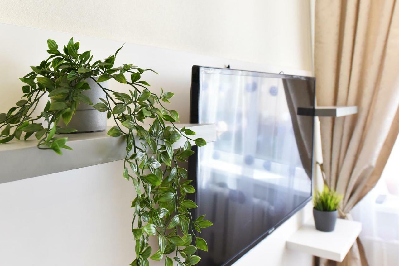 דרוסקינינקאי Baltieji Senamiescio Apartamentai Prie Aqua Parko מראה חיצוני תמונה